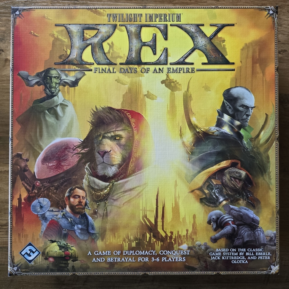 FFG Twilight Imperium Rex: Final Days of an Empire Board Game 2012 Complete